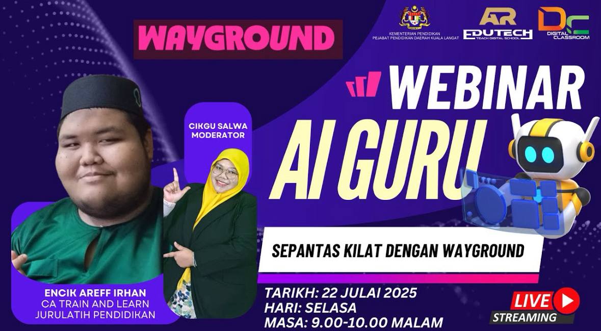 WEBINAR AI GURU: Sepantas Kilat dengan Wayground