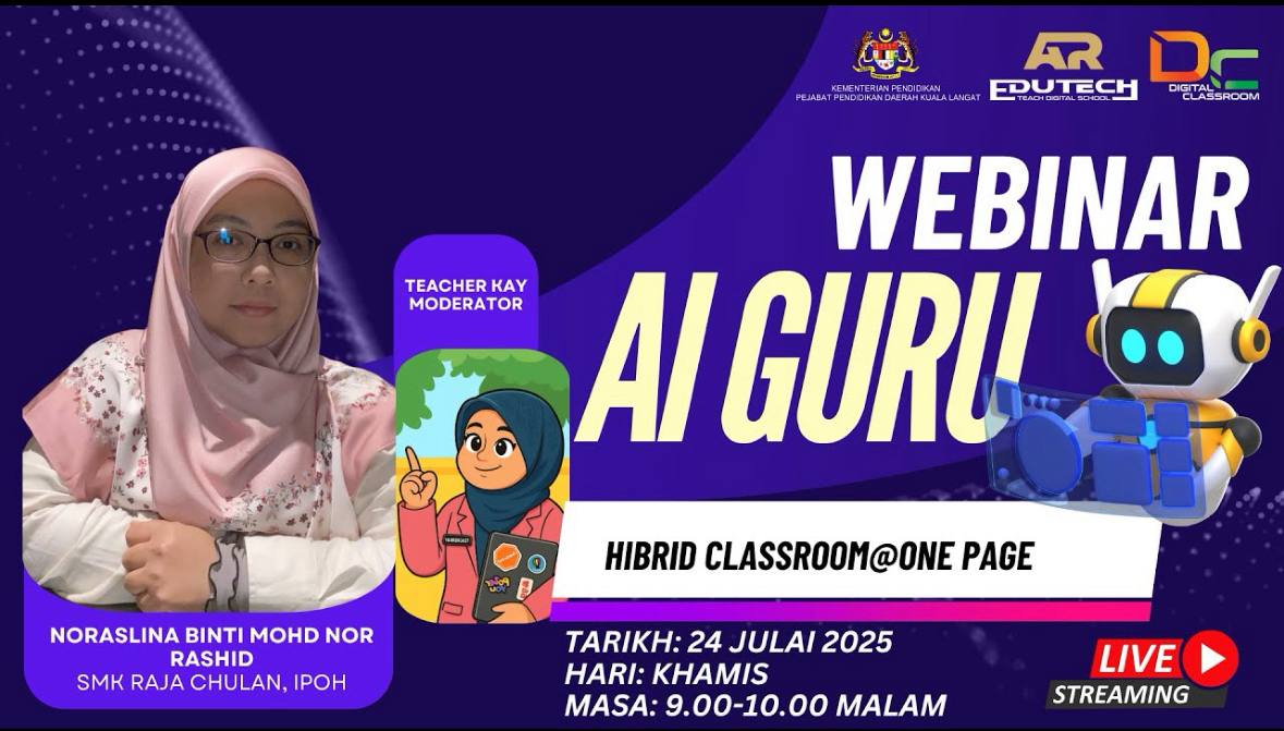 🔴 WEBINAR AI GURU - HIBRID CLASSROOM@ONE PAGE