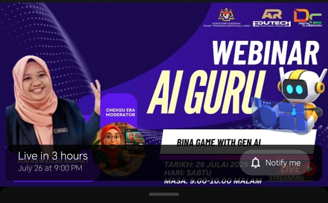 Webinar AI : Bina Game With Gen AI