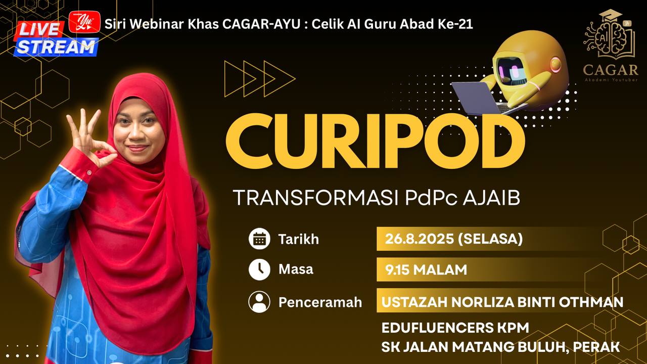  🔴 [LIVE] CAGAR AYU #07: TRANSFORMASI PdPc AJAIB DENGAN CURIPOD