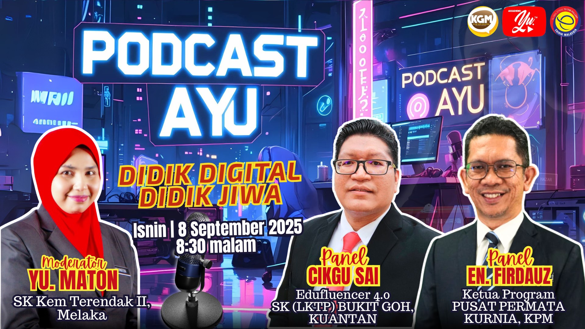 🔴 [LIVE] PODCAST AYU #9 : DIDIK DIGITAL DIDIK JIWA