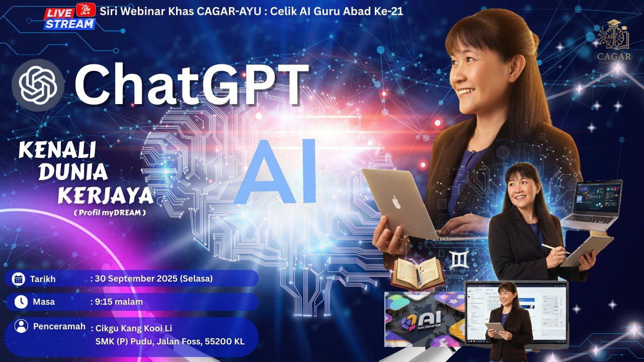 🔴 [LIVE] CAGAR AYU #11: CHATGPT BOT : KENALI DUNIA KERJAYA